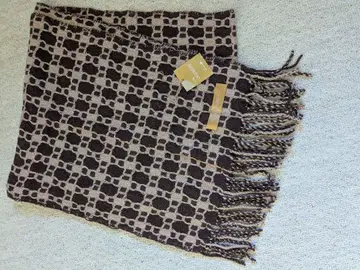 L'atelier 캐시미어 100% 머플러 기하학 패턴