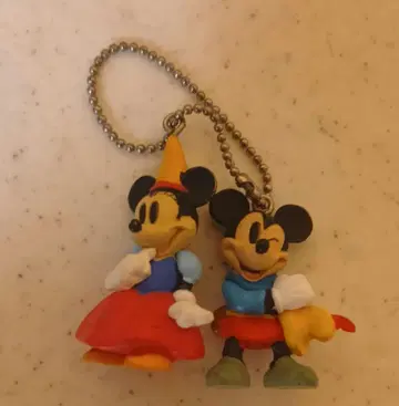 디즈니 미키 미니 스트랩 키링 레트로 빈티지