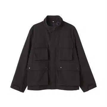 시착만 한 상품 MUJI LABO 나일론 워크 블루종 M 블랙 MUJI