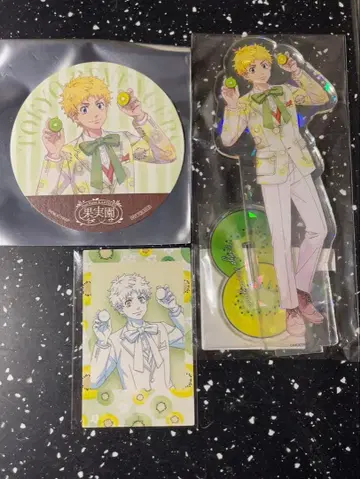 도쿄 리벤저스 과실원 하나가키 타케미치 아크릴 스탠드 코스터 폴라샷 특전