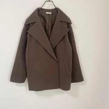 ITEMS URBAN RESEARCH 멜톤 라이크 자켓 브라운