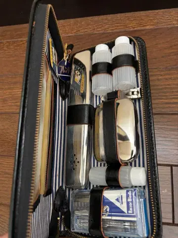 [미사용] 빈티지 쇼와 레트로 앤티크 트래블 세트 몸단장 세트