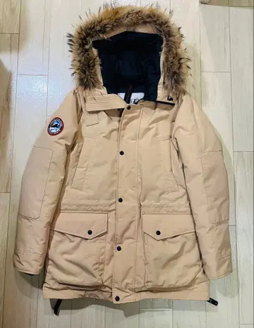 ARCTIC EXPLORER Chill 베이지 다운 자켓 LL 사이즈