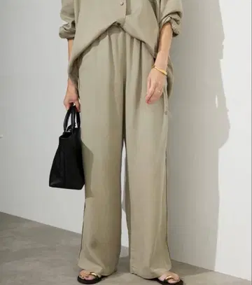 슬로브 이에나 제품 염색 이지 팬츠