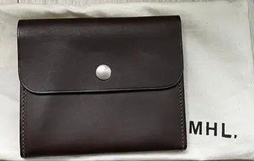 MHL. 다크 브라운 접이식 지갑