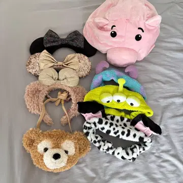 디즈니 머리띠 헤어밴드 팬캡 패스 케이스 묶음 판매