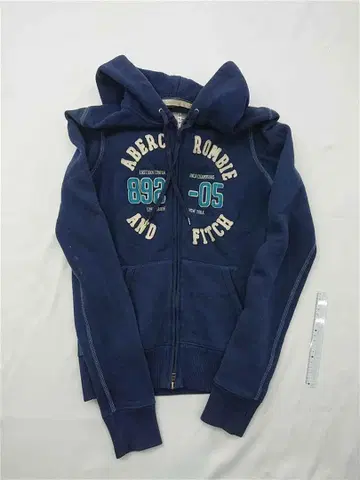 아바크롬비앤피치 지퍼 후드티 네이비 계열 남성용 M