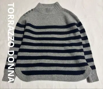 TORRAZZO DONNA 그레이와 네이비의 스웨터