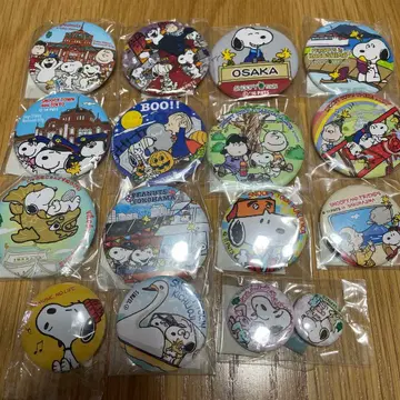스누피 캔뱃지 세트 미개봉 새상품 SNOOPY