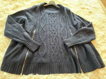 [ 새상품급 ] 아디아 네이비 케이블 니트 스웨터 사이즈 S