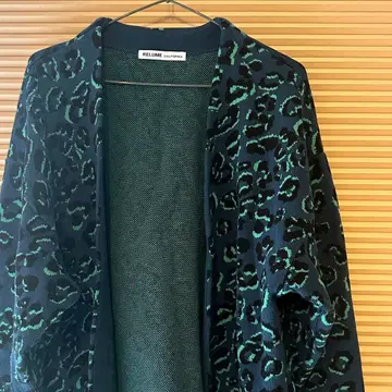 JOURNAL STANDARD relume 레오파드 가디건 블루