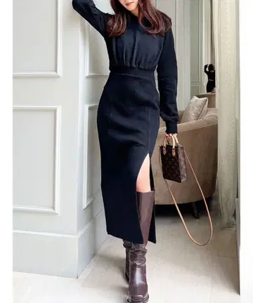 RESEXXY 백 오픈 후디 원피스