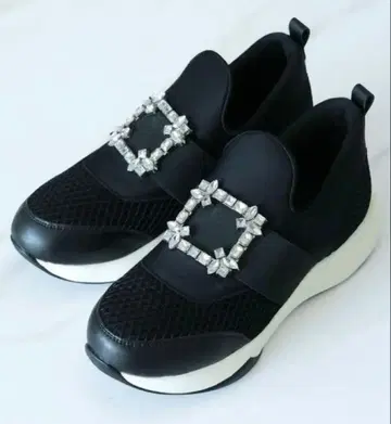 VIVIAN 비쥬 버클 밴딩 슬립온 스니커즈