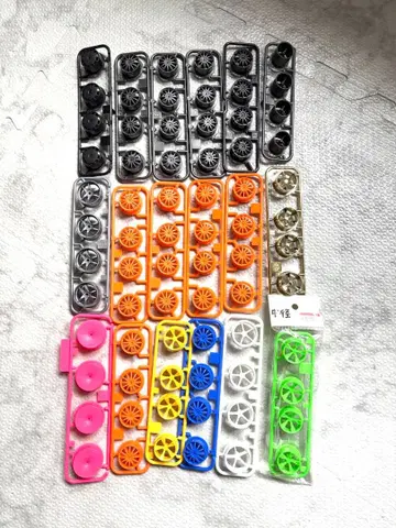 미니 사륜구동 형광 휠 강화 휠 개별 묶음 판매 총 24개