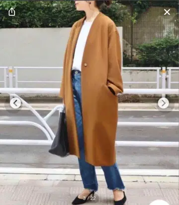 IENA 이에나 Pe/R 접결 노카라 코트