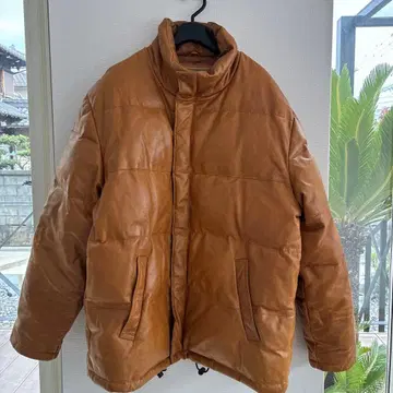 [ L/레어 컬러 ] Canyon de Chelly 가죽 다운 자켓