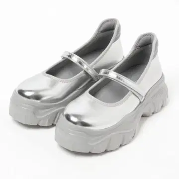 LOWRYS FARM 발레 스니커즈 실버 L