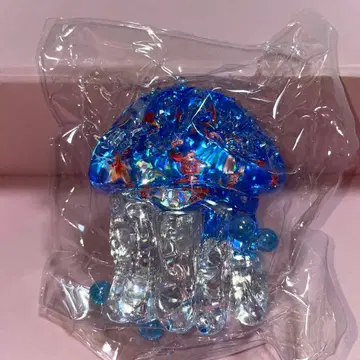 파란 해파리 금붕어 반짝반짝 스퀴즈