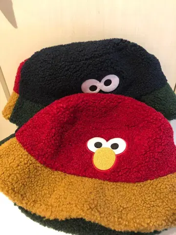 USJ 2024 세서미 스트릿 엘모 쿠키 몬스터 버킷햇