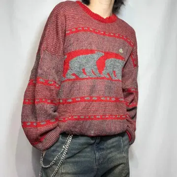 [레어 디자인] 70s 슈미즈 라코스테 니트 L ~XL 프랑스제