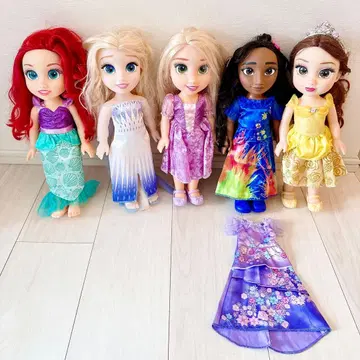 디즈니 프린세스 인형 5체 세트