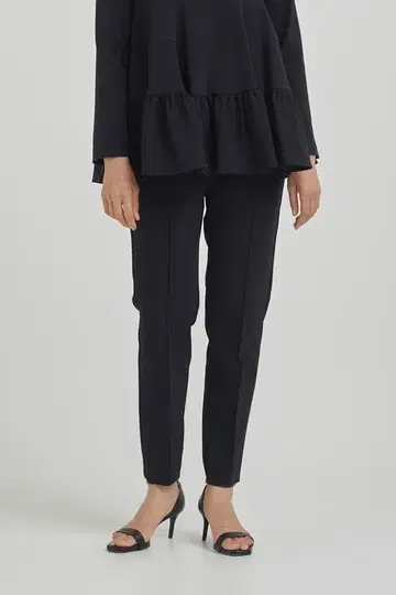 Yori 세레모니 핀턱 팬츠 38