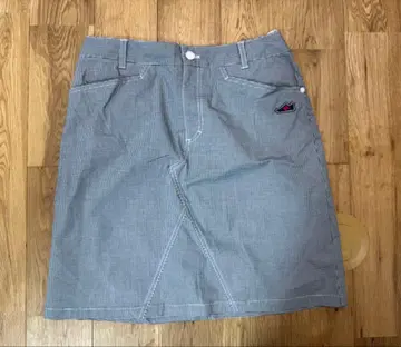 NEW BALANCE 뉴발란스 스커트 체크 네이비 L