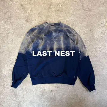 LAST NEST TIE-DYE CREWNECK Navy M