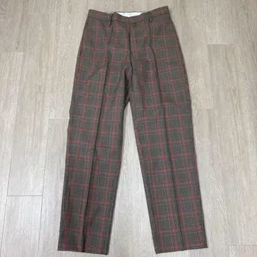 CINOH 치노 체크 슬랙스 팬츠 베이지 48