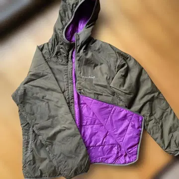 mont-bell 몽벨 리버서블 아우터 여성용 S 카키 보라색