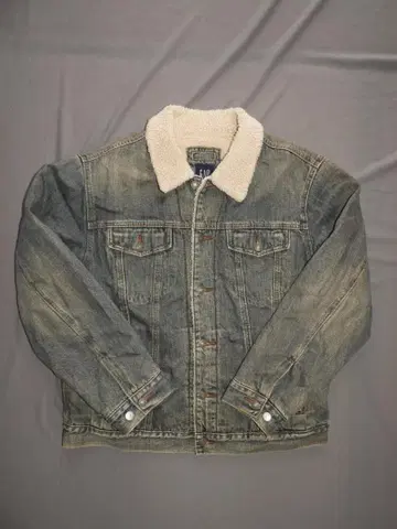 GAP G 데님 자켓 안감 보아 XL 구제 의류 새상품급
