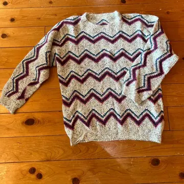 손뜨개질 니트 스웨터