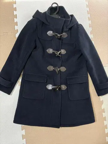 BEAMS HEART 빔즈 하트 네이비 더플 코트 롱 코트