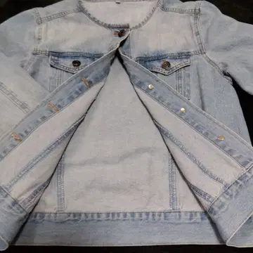 라이트 블루 데님 자켓