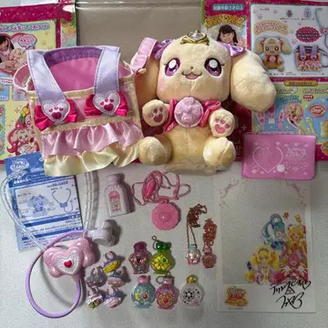 힐링굿 프리큐어 봉제 인형과 액세서리 세트