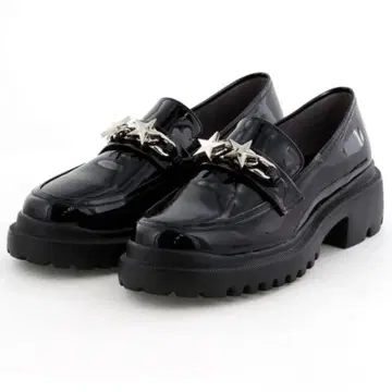 NICAL [천연 가죽] 스타 모티브 로퍼