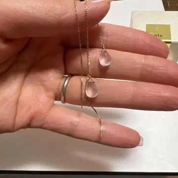 ete 드롭형 귀걸이 클리어