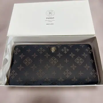 russet 장지갑 그레이 핑크