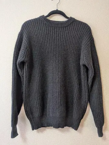 BEAMS 블랙 니트 스웨터 M