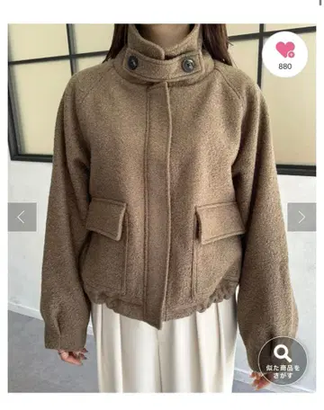 Thevon. 부클레 스탠드 래글런 블루종 사봉 카키