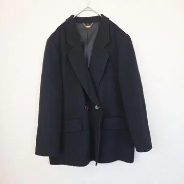 Elegance 더블 버튼 자켓 13호 블랙 아우터 L~XL 빅