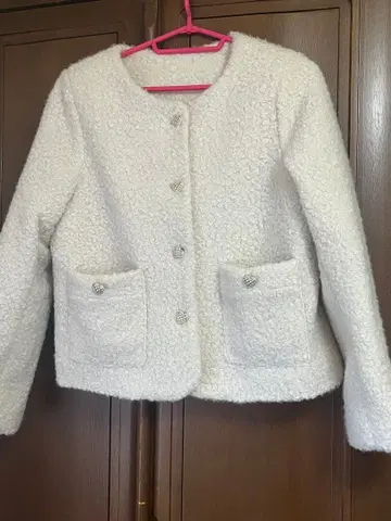 그레일 노 컬러링 울 하트 버튼 자켓[fo2042]