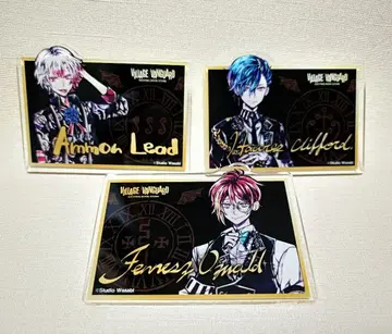 악마 집사와 검은 고양이 네임 배지 3종 세트