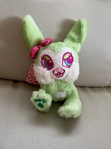 핑크라떼 키링 헤이세이 레트로 토끼