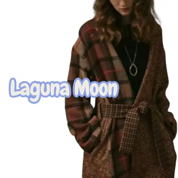 완판템 LAGUNA MOON 트위드 MIX 가운 코트