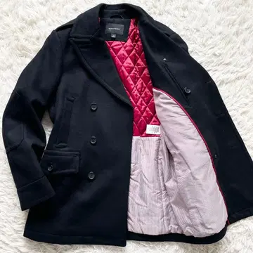 새상품급 바나나리퍼블릭  퀼팅 파이핑 레드 라이너