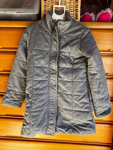 그레이 다운 자켓 M 사이즈