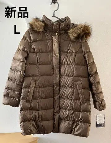 새상품 경량 후드 부착 다운 자켓 L 사이즈