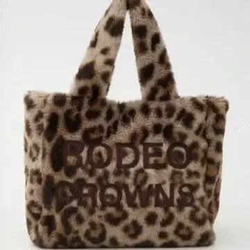 RODEO CROWNS 레오파드 무늬 토트백