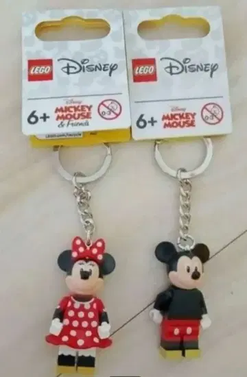 LEGO 미키 미니 키링 2개 세트